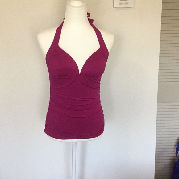Magenta Tommy Bahama tankini top - Picture 1 of 4